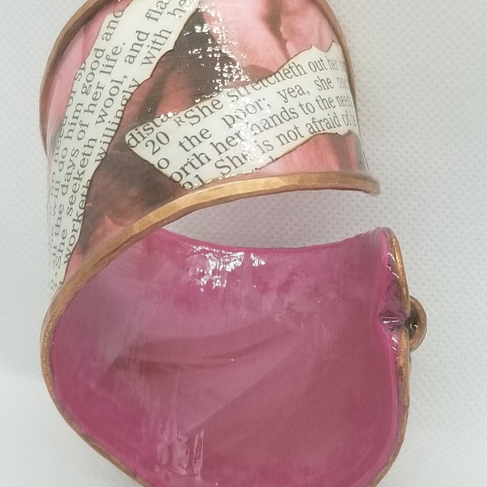 Proverbs 31 Virtuous Women Rose Cuff - Picture 6 of 9